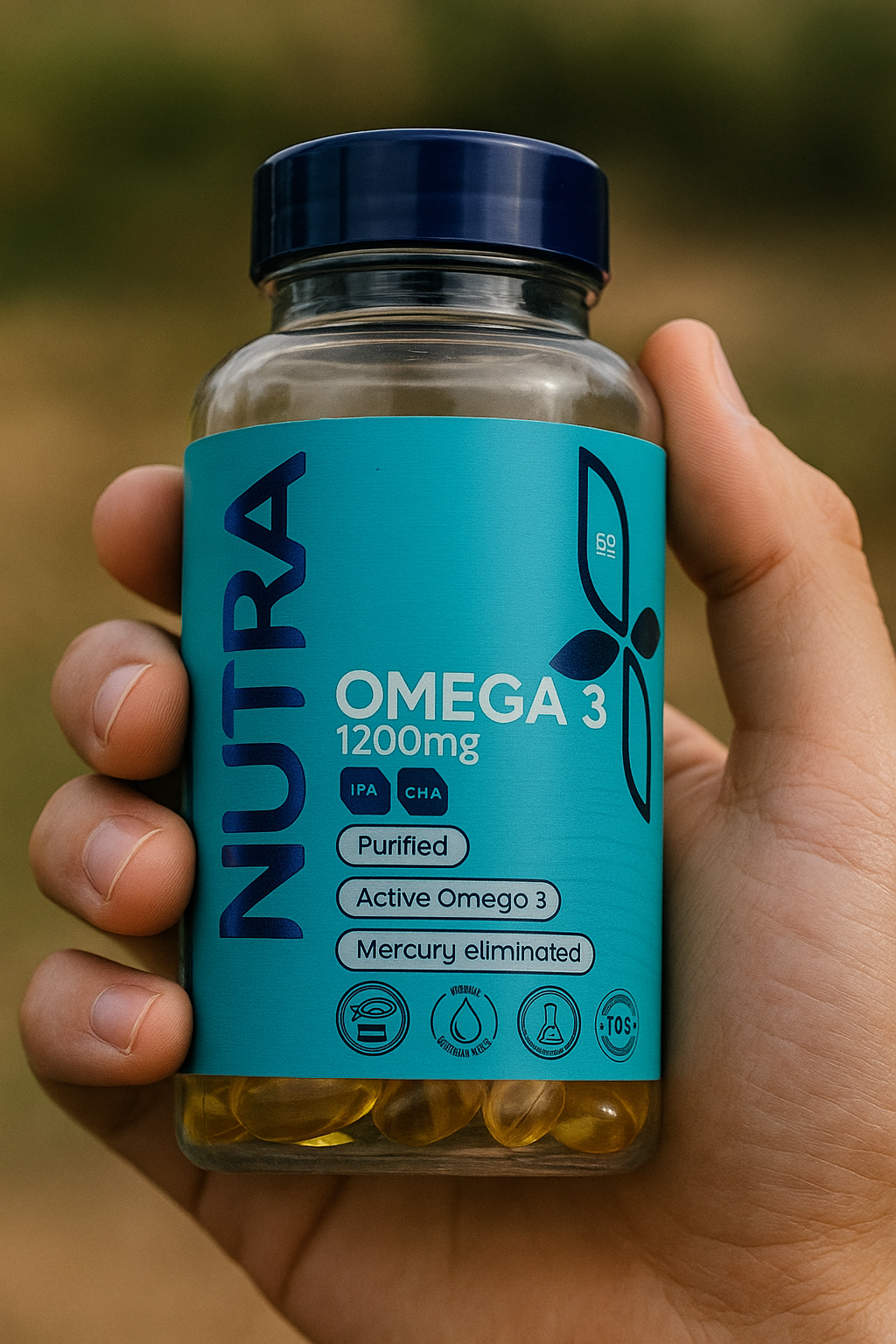 OMEGA 3 1200 MG - 60 SOFTGELS - Salud Cardiovascular y Cerebral