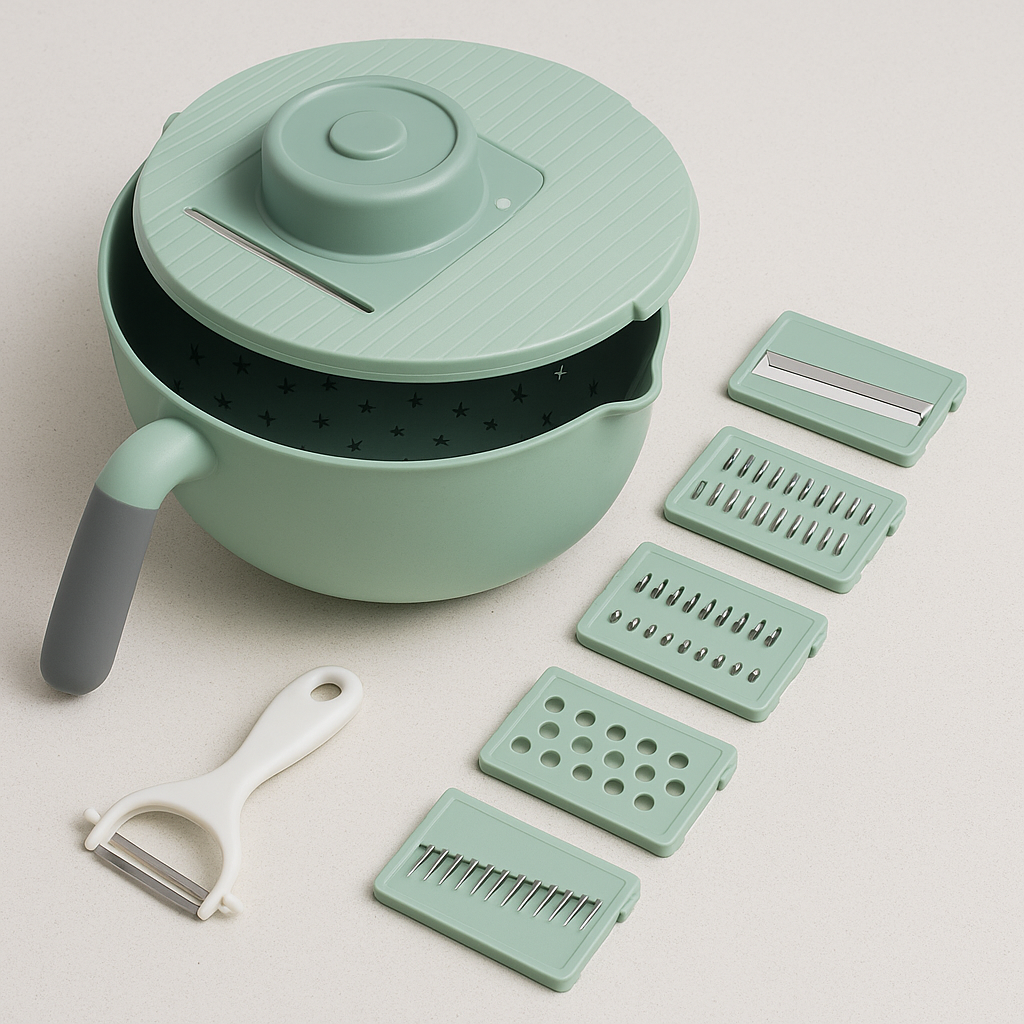 Cortador de Verduras Multifuncional 10 en 1 - Profesional de Cocina