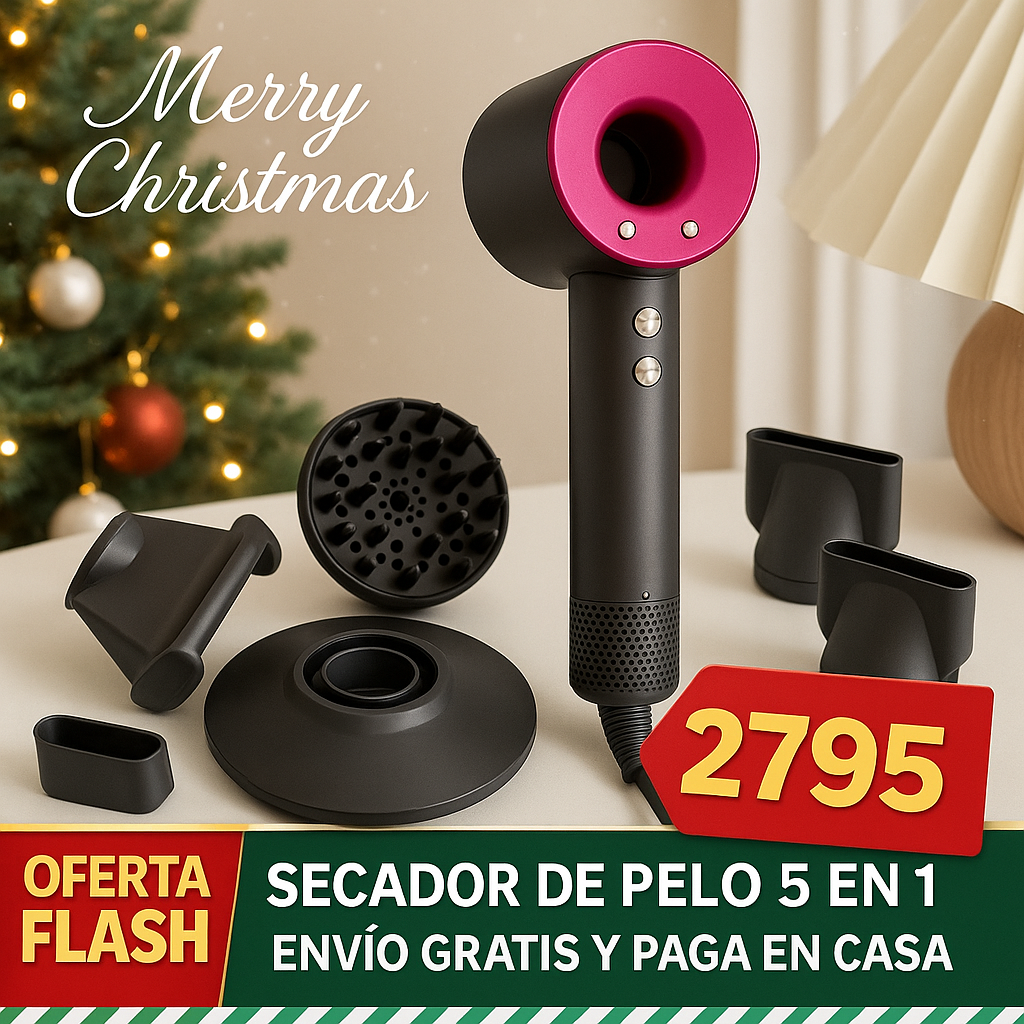 💨 Secador de Pelo 5 en 1 LOWER - Protección y Cuidado Profesional