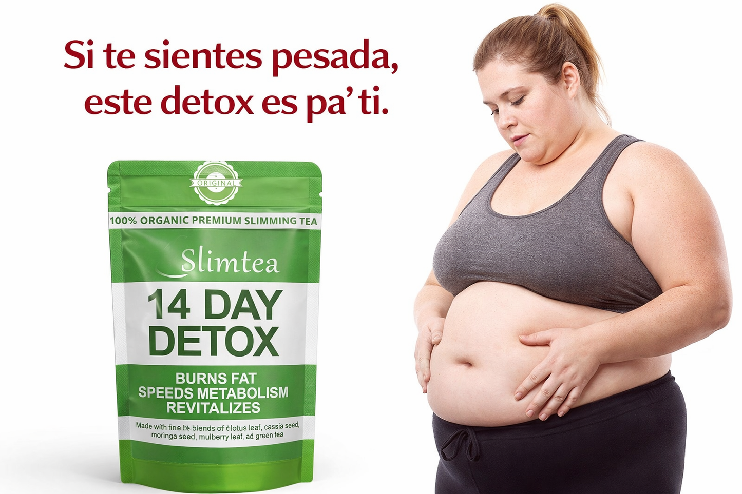 Slimtea 14 Day Detox – Desinflama y Limpia tu Cuerpo Naturalmente