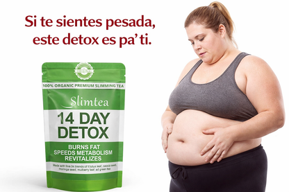 Slimtea 14 Day Detox – Desinflama y Limpia tu Cuerpo Naturalmente