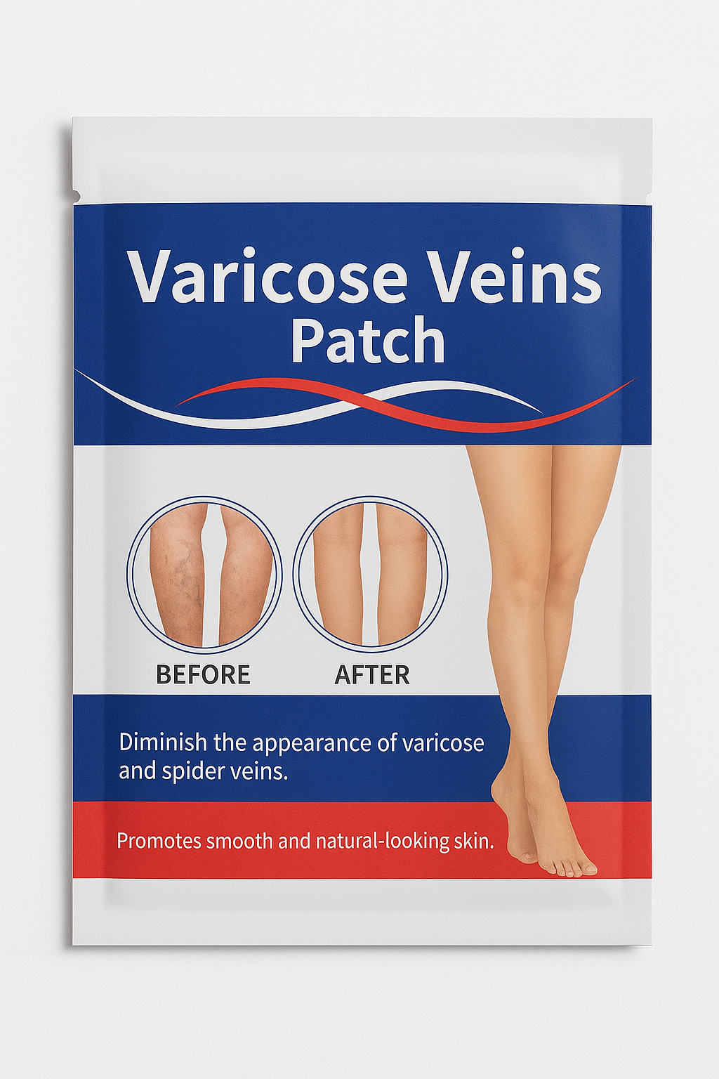 Parche Calmante para Venas Varicosas - Cuidado Natural